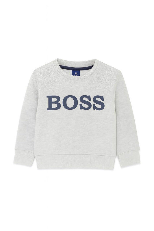 BOSS Kids Classic Grey Sweatshirt