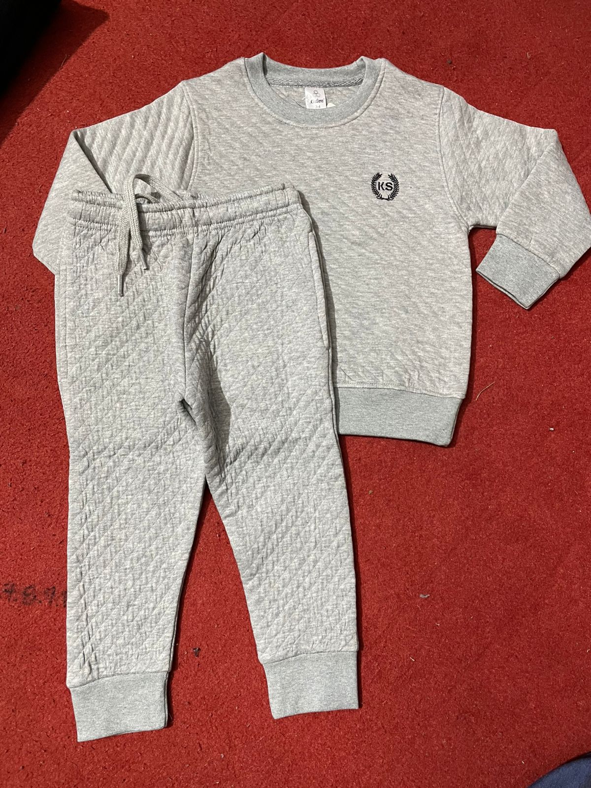 Gray Track Suit